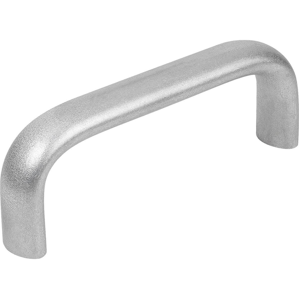 Pull Handle Oval A=180, L=197, D=M08, H=55, Aluminum Blank Tumbled